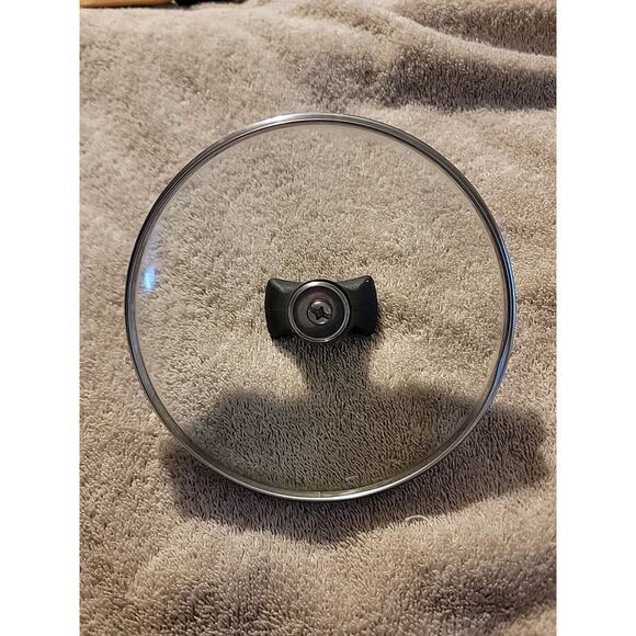 Farberware Replacement Lid Glass & Stainless 5 1/4" Inner 6" Outer - Picture 2 of 5